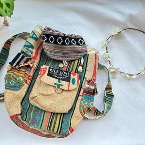Multicolor Bohemian Backpack